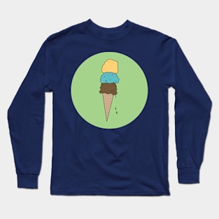 Triple Scooop Long Sleeve T-Shirt